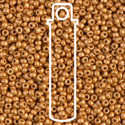 6/0 Miyuki Duracoat Matte Galv Yel Gld-appr 20gm Tb - 6-94203F-TB