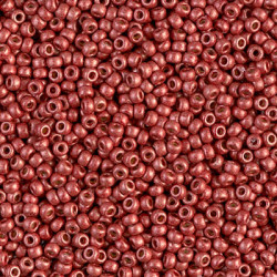 6/0 Miyuki Duracoat Matte Galvanized Berry-250 Gm - 6-94208F