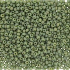 6/0 Round Frost Op Glaze Rnbw Kiwi 100gm/bg - 6-94698-100