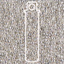 6/0 Miyuki Bright Strelin Plate(like Db551)-20gm Tb - 6-9961-TB