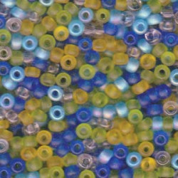 6/0 Miyuki Mix- Lagoon 250 Gm Bag - 6-9MIX06