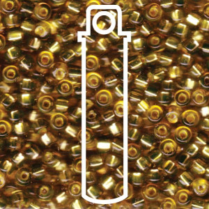 Sq Hole Rococo S/l Yellow Lt Bronze Miyuki Appx 20gm Tube - 6S-93285-TB