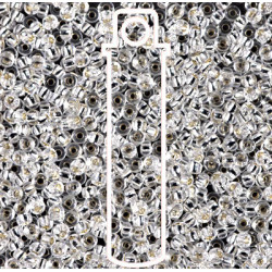 8/0 S/l Crystal Miyuki Apprx 22gm Tube - 8-91-TB