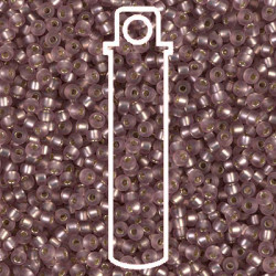 8/0 Matte S/l Smoky Amethyst Miyuki Apprx 22gm Tube - 8-912F-TB