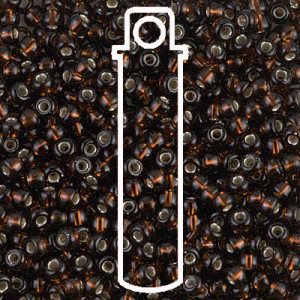 8/0 S/l Root Beer Miyuki Apprx 22gm Tube - 8-9135S-TB