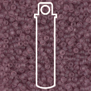 8/0 Matte Tr Smoky Amethyst Miyuki Apprx 22gm Tube - 8-9142F-TB