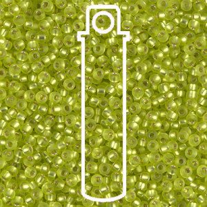 8/0 Matte S/l Chartreuse Miyuki Apprx 22gm Tube - 8-914F-TB