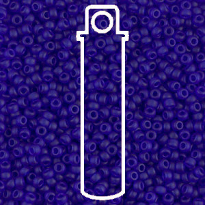 Matte Trans Cobalt Miyuki Apprx 22gm Tube - 8-9151F-TB