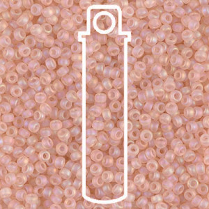 8/0 Round Matte Tr Lt Tea Rose Ab-22gm/tb - 8-9155FR-TB