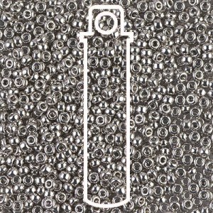 8/0 Palladium Plated Miyuki Apprx 22gm Tube - 8-9194-TB