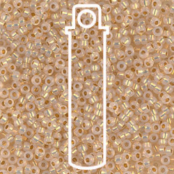 8/0 24 Kt Yellow Gold Lined Opal Miyuki Apprx 22gm Tube - 8-9196-TB