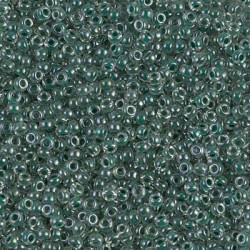 8/0 Forest Green Lined Crystal Miyuki 250 Gram Bag - 8-9217