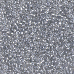8/0 Spkl Pewter Lined Crystal Miyuki 250 Gram Bag - 8-9242