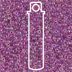 Raspberry Lined Crystalab Miyuki Appx 22gm Tb (db56 - 8-9264-TB