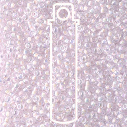 8/0 Pink Lined Crystal Ab Miyuki Apprx 22gm Tube - 8-9272-TB