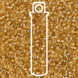 8/0 S/l Gold (like Db42) Miyuki Apprx 22gm Tube - 8-93-TB