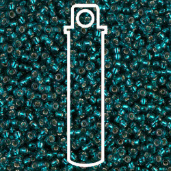 8/0 S/l Tr Dk Teal Miyuki Apprx 22gm Tube - 8-930-TB