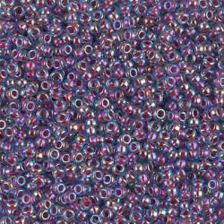 8/0 Hot Pink Lined Aqua Ab Miyuki 250 Gram Bag - 8-9340