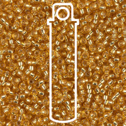 8/0 S/l Dk Gold Miyuki Apprx 22gm Tube - 8-94-TB