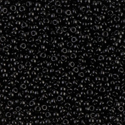 8/0 Black Opaque Miyuki 250 Gram Bag - 8-9401