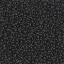 8/0 Matte Black Miyuki 250 Gram Bag - 8-9401F