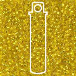 8/0 S/l Yellow Miyuki Apprx 22gm Tube - 8-96-TB