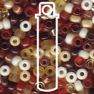 8/0 Seed Bd Mix Wheat Berry- 22 Gm - 8-9MIX04-TB