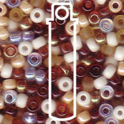 8/0 Seed Bd Mix Honey Butter- 22 Gm - 8-9MIX22-TB