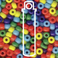 8/0 Seed Bd Mix Opaque Rainbow- 22 Gm - 8-9MIX37-TB