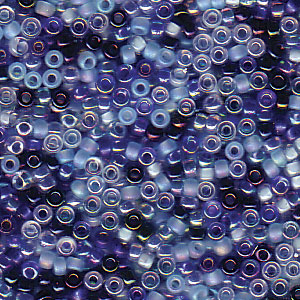 15/0 Mix Blue Tones 250 Gm - 15-9MIX02