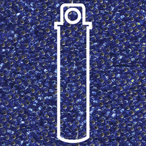15/0 S/l Cobalt Square Hole 8.2gm/tb - 15S-920-TB