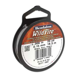 Wildfire .006 In Black 20 Yards Per Spool