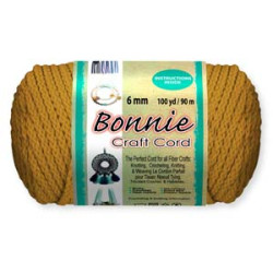 Bonnie Braid 6mm Gold 100yd