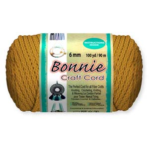 Bonnie Braid 6mm Gold 100yd