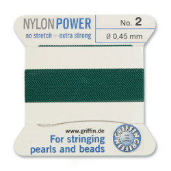 Griffin Nylon Bd Cord Green 2