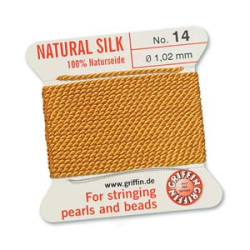 Griffin Slk Bd Cord Amber Size 14- 2m- 1.02mm