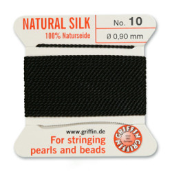 Griffin Slk Bd Cord Black Size 10- 2m- 0.9mm