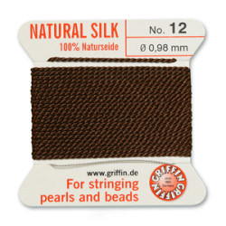 Griffin Slk Bd Cord Brown Size 12- 2m- 0.98mm
