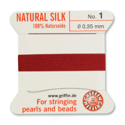 Griffin Slk Bd Cord Garnet Size 1- 2m- 0.35mm