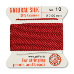 Griffin Slk Bd Cord Garnet Size 10- 2m- 0.9mm