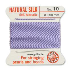 Griffin Slk Bd Cord Lilac Size 10- 2m- 0.9mm