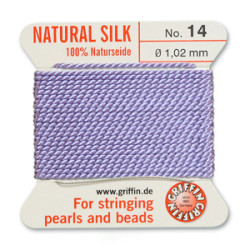 Griffin Slk Bd Cord Lilac Size 14- 2m- 1.02mm