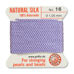 Griffin Slk Bd Cord Lilac Size 16- 2m- 1.05mm