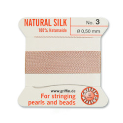 Griffin Slk Bd Cord Lt Pink Size 3- 2m- 0.5mm