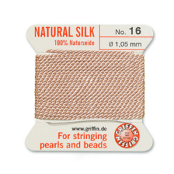 Griffin Slk Bd Cord Lt Pink Size 16- 2m- 1.05mm