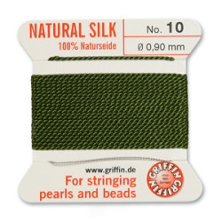 Griffin Slk Bd Cord Olive Size 10- 2m- 0.9mm