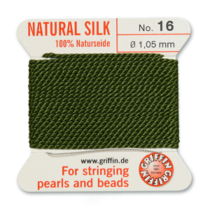 Griffin Slk Bd Cord Olive Size 16- 2m- 1.05mm
