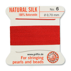 Griffin Slk Bd Cord Red Size 6- 2m- 0.7mm
