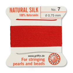 Griffin Slk Bd Cord Red Size 7- 2m- 0.75mm
