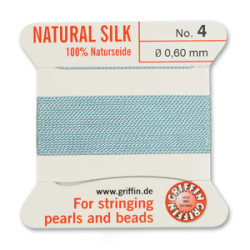 Griffin Slk Bd Cord Turquoise Size 4- 2m- 0.6mm